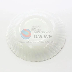 China Factory Direct Sales Dishes Retro Pattern Printing And Carving Ceramic Porcelain Plates For Dining-Table