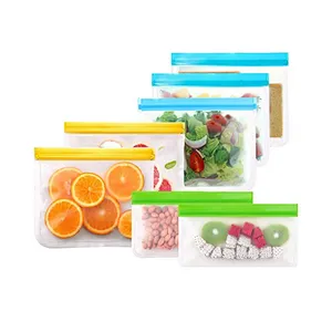 Unionsource Waterproof Zipper Snack/Vegetable/Nuts PEVA Food Storage Food