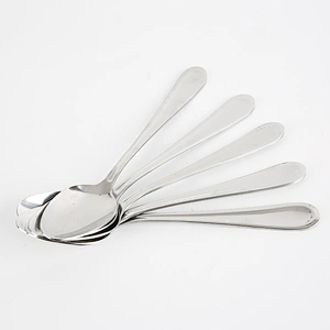 Wholesale High Quality Household Stainless Steel Tableware Dinner Spoon Serving Set Flatware For Home
