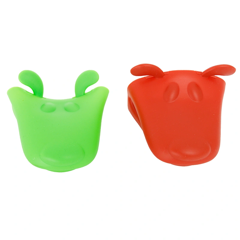 wholesale high quality kitchen friction heat insulation dishwashing silicone cleaning scrubbing oven mittens