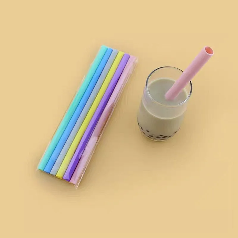 Union Source Outdoor household eco friendly biodegradable reusable food grade collapsible drinking cup straws