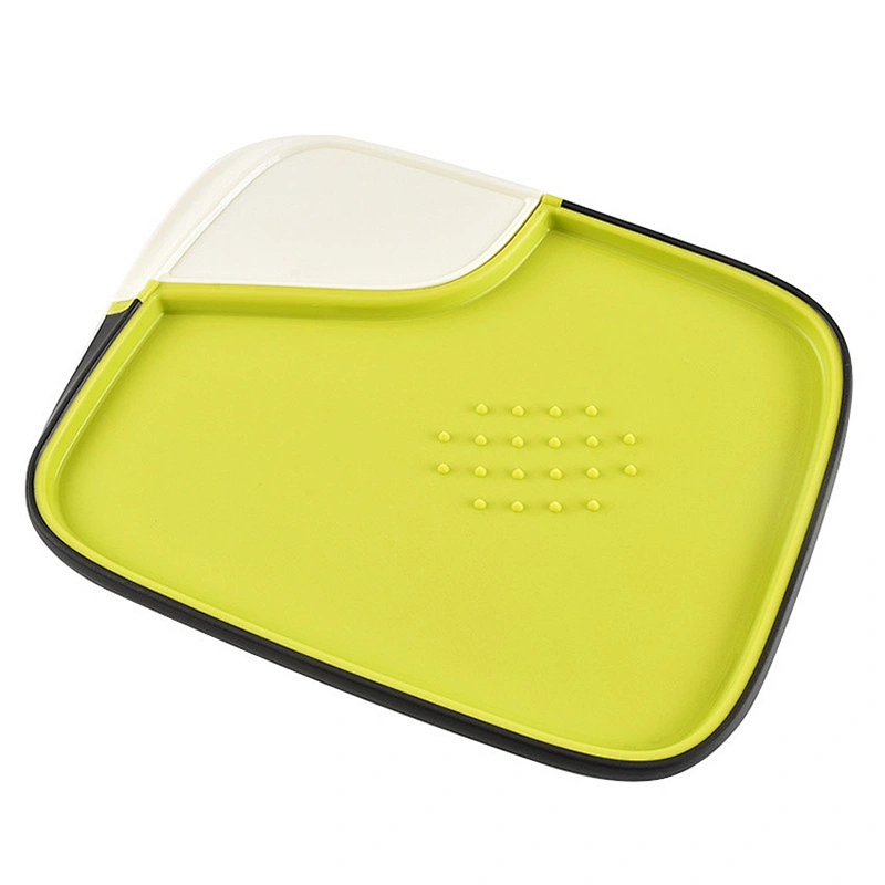 Eco-friendly Kitchen plastic PP double fruit chopping cutting board