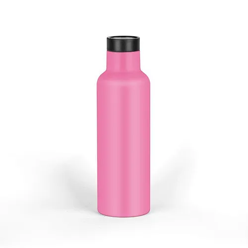 High quality 500ml Empty Clear Household Long Service Life pink Stainless steel Water Sports Bottle For men