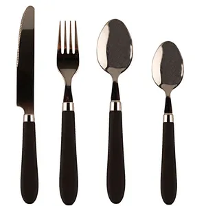 hot sale travel childrens camping kids knifes spoons and forks 4pcs stainless steel cutlery sets