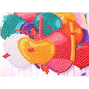 Sellers Union Hot selling design eco-friendly natural 5d diy diamond painting christmas greeting cards for gifts