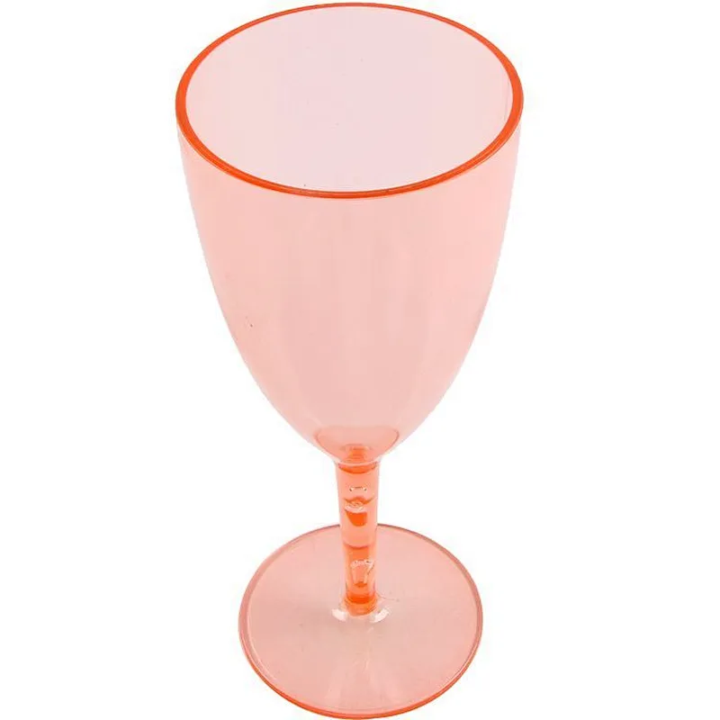 Union Source Promotional Unbreakable reusable cheap plastic goblet For Russia Market