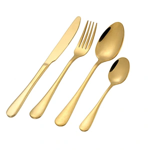304 Stainless steel cutlery steak knife and fork spoon set