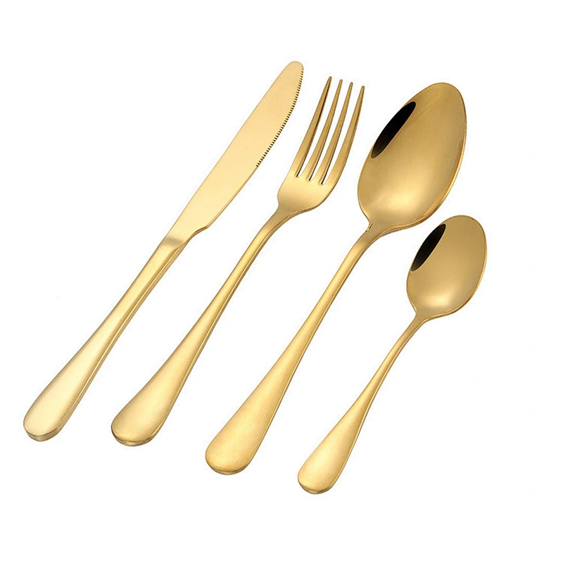 304 Stainless steel cutlery steak knife and fork spoon set