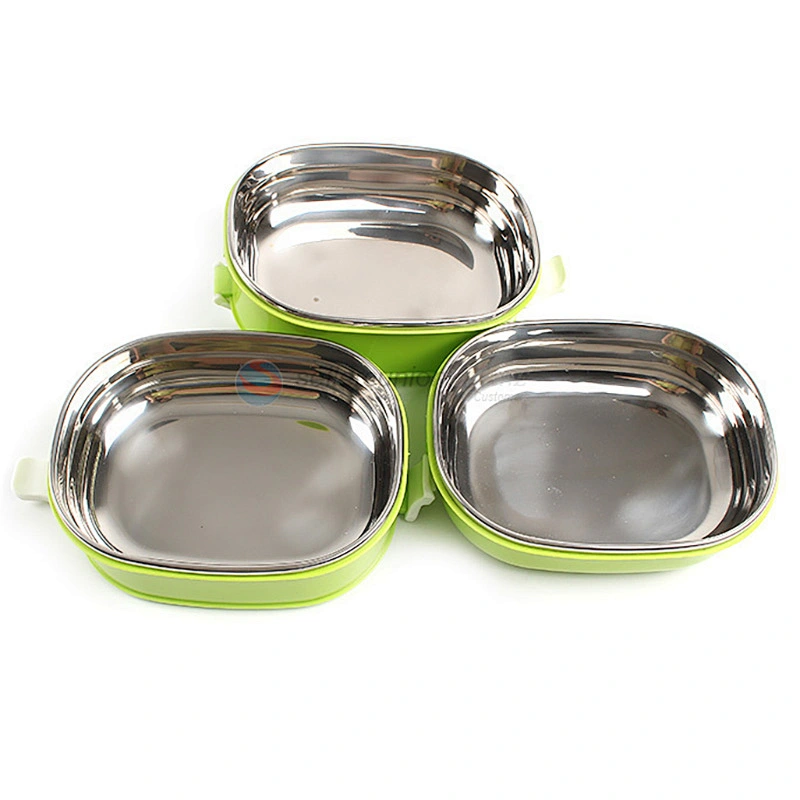 Hot Sale High Capacity Modern 3 Layer Reusable Food Containers Student School Bento Lunch Box With Lid