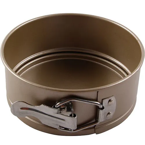 High quality carbon steel 0.5mm profesional bottom lock buckle cooking tools round cake pans molds for baking