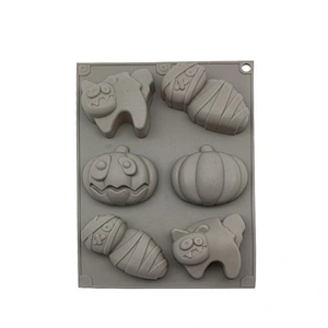 Union Source Halloween design Customized 100% Food Grade Baking Moulds Silicone Soap Cake moulds