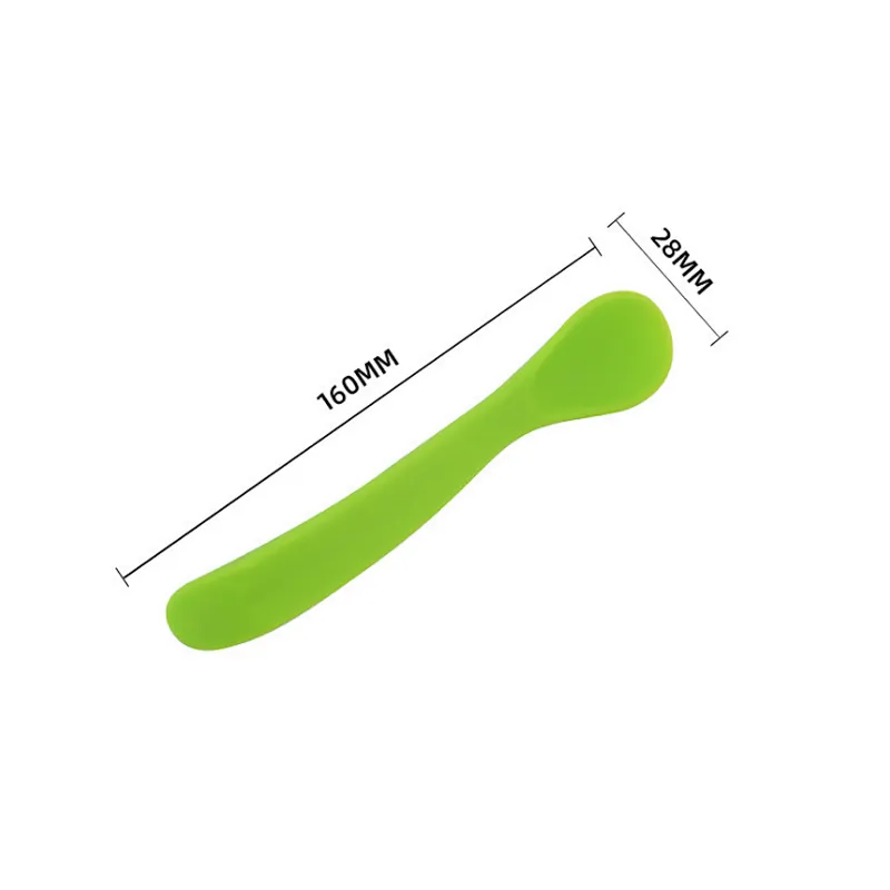 Unionsource  100% Biodegradable Silicone Baby Feed Spoon