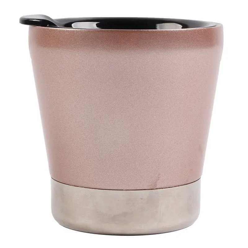 8oz Small capacity double wall portable stainless steel travel mug coffee cups for  car