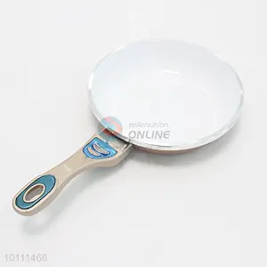 Good Quality 5 Sizes Ceramic Non-Stick Wok Burner Frying Pan With Long Rose Golden Handle