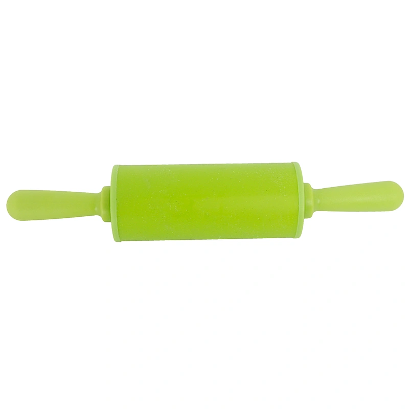 Union Source wholesale high quality manual silicone pizza dough roller rolling pin with plastic handle