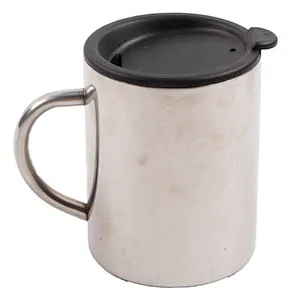 Union Source Durable Stainless Steel Coffee Cup With Lid/Travel Metal Coffee/Tea Mug