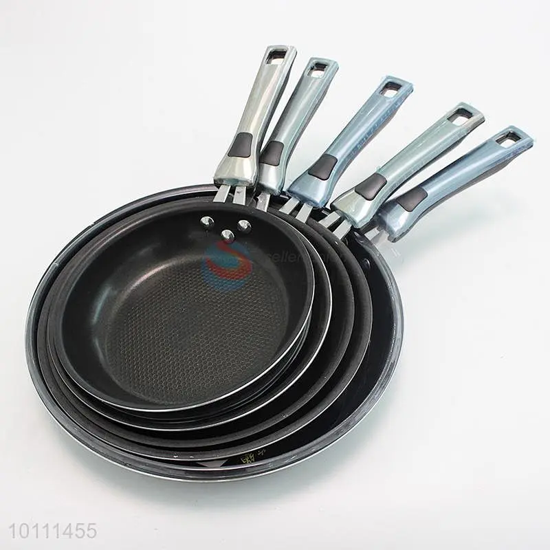 Multifunction Wholesale 6 Sizes European Style Cooking Non-Stick Woks Frying Pan With Handle