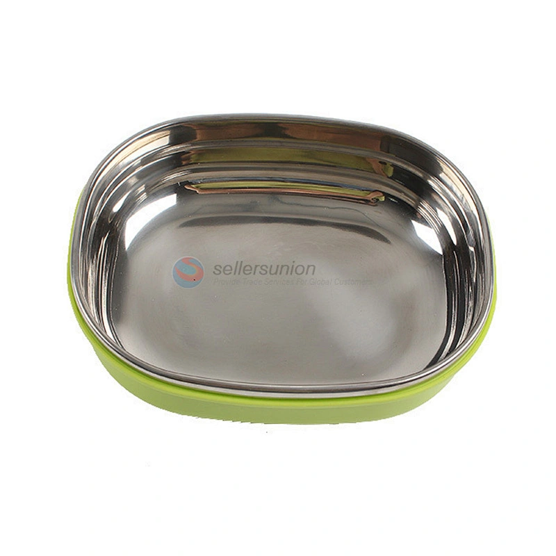 Low Price Simple Style Fashion Plastic Green Airtight Food Storage Containers Lunch Box For Kids School