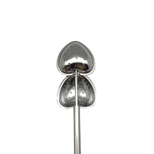 Heart shape custom metal stainless steel tea infuser