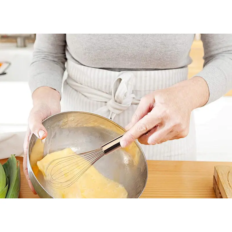 Union Source 12/10-in Stainless Steal  Rotary Egg Beater/Whisk Cream And Egg Manual Egg Beater