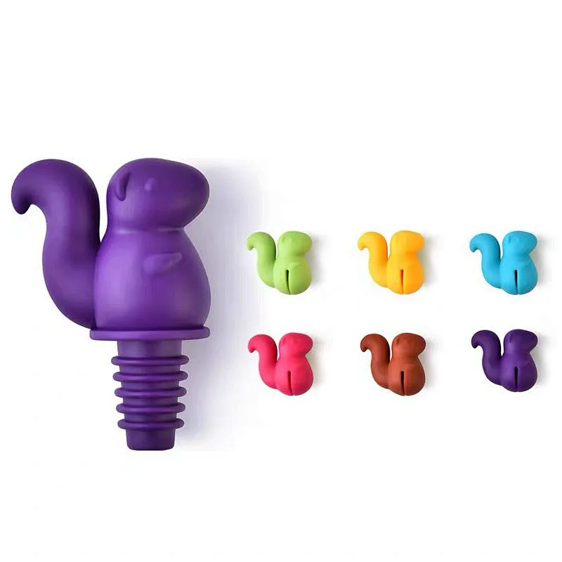 Union Source Fashionable Min colorful party silicone wine glass marker
