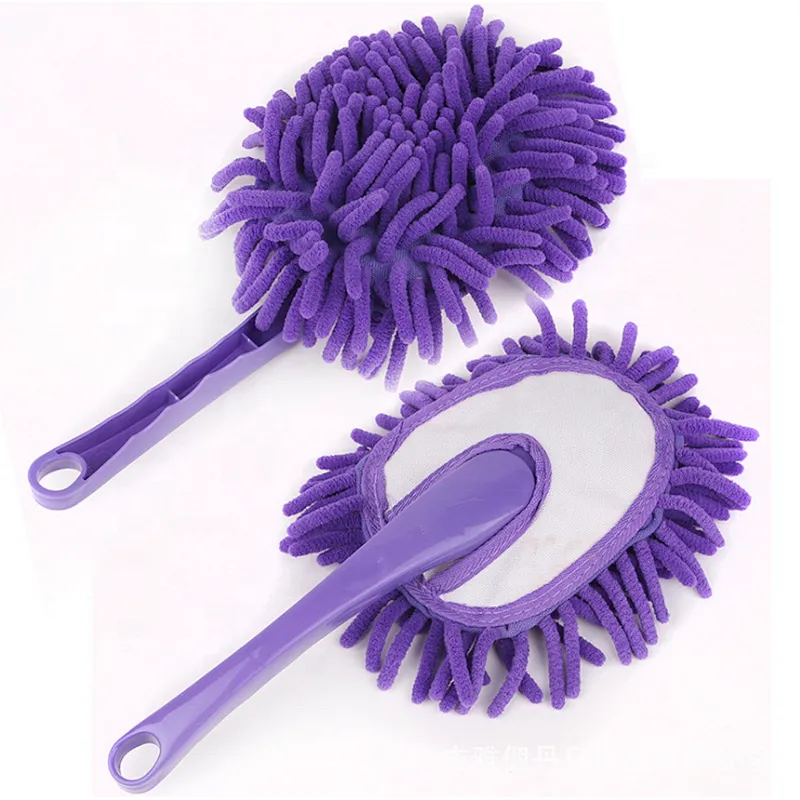 Union Source Hot Sell Mul-functional Chenille Triangular Mini Dusting Cleaning Brush Car Microfiber Wash Mitt