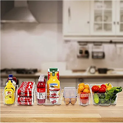 6pcs fridge r refrigerator container drawer storage organizer set