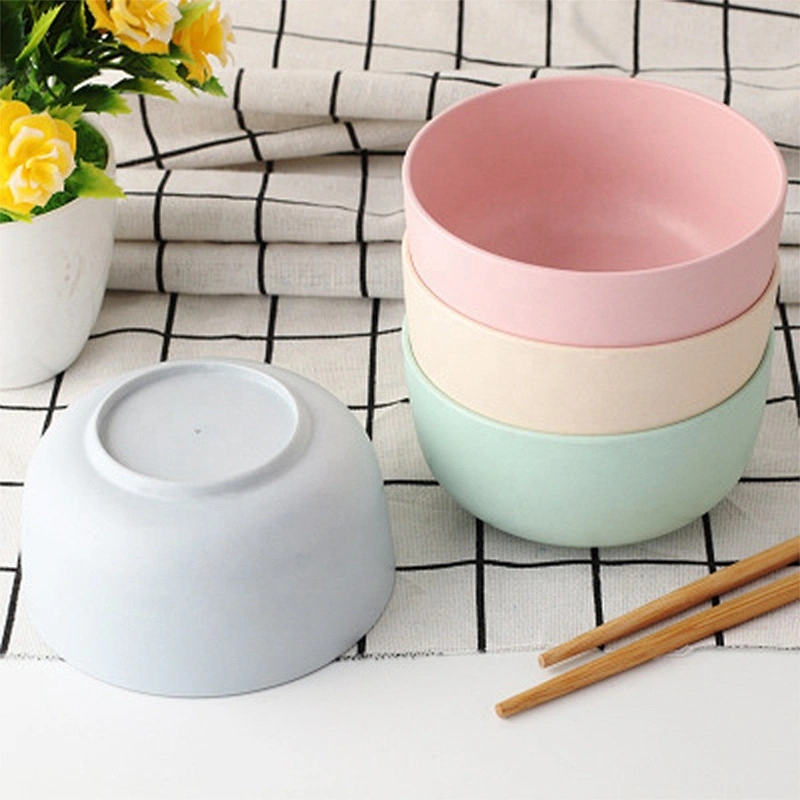biodegradable fruit PLA material round shaped reusable bowl