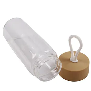 2020 Environmentally friendly 360ml  long service life  glass silicone handle cup