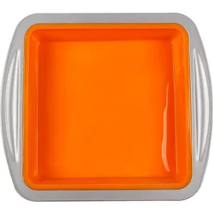 Kitchen Cake Tool Food Grade Foldable Silicone Cake Molds For Baking Cakes