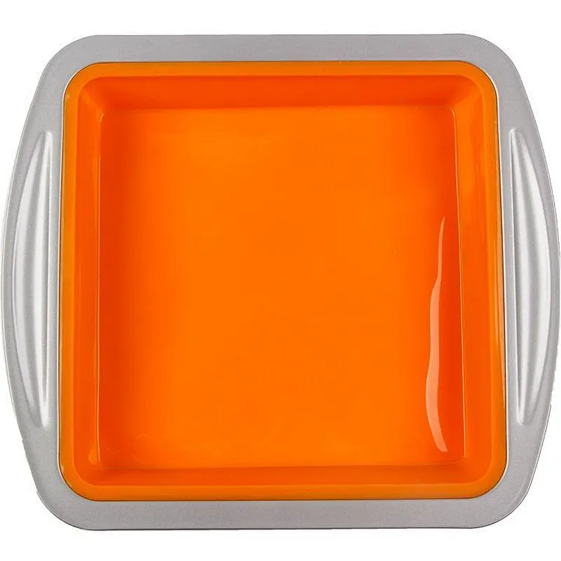 Kitchen Cake Tool Food Grade Foldable Silicone Cake Molds For Baking Cakes