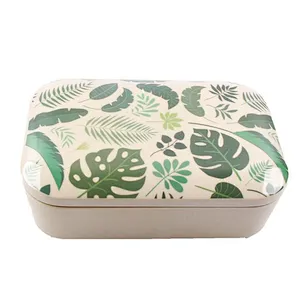 Yiwu Agent Natural Biodegradable Bamboo Lunch Box/Bamboo Fibre Lunch Box Child  ECO