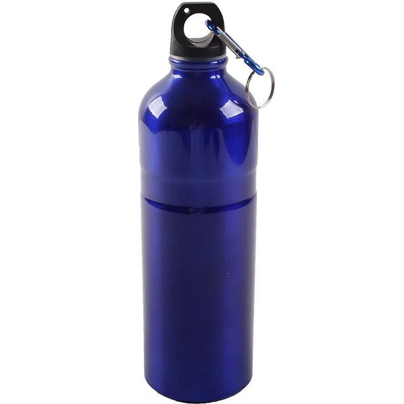 High Quality 750ml Portable Small Mouth Aluminium Insulated Heat Resistant Outdoor Carabiner Sports Water Bottle