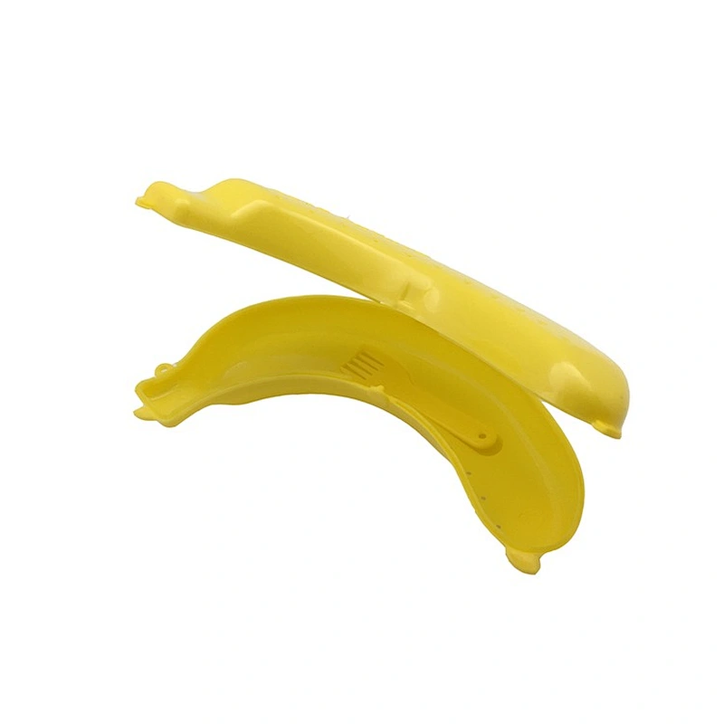 Unionsource Plastic banana shape food container fruit storage box