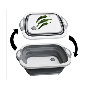 New design customized kitchen chop vegetable foldable cutting chopping board plastic with opp bag