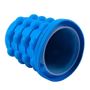 Union Source Hot selling large capacity environment friendly silicone ice bucket with lid and for carrying easier