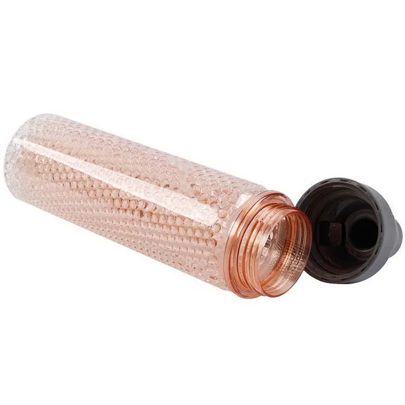Factory Promotional Custom 500ml Double Wall Ice cooling Bike Tritan Sport Plastic Water Bottles
