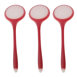 Kitchenware floating oil skimmer Utensils 100% food safety silicone Non Stick cooking strainer