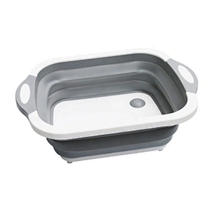 New design customized kitchen chop vegetable foldable cutting chopping board plastic with opp bag