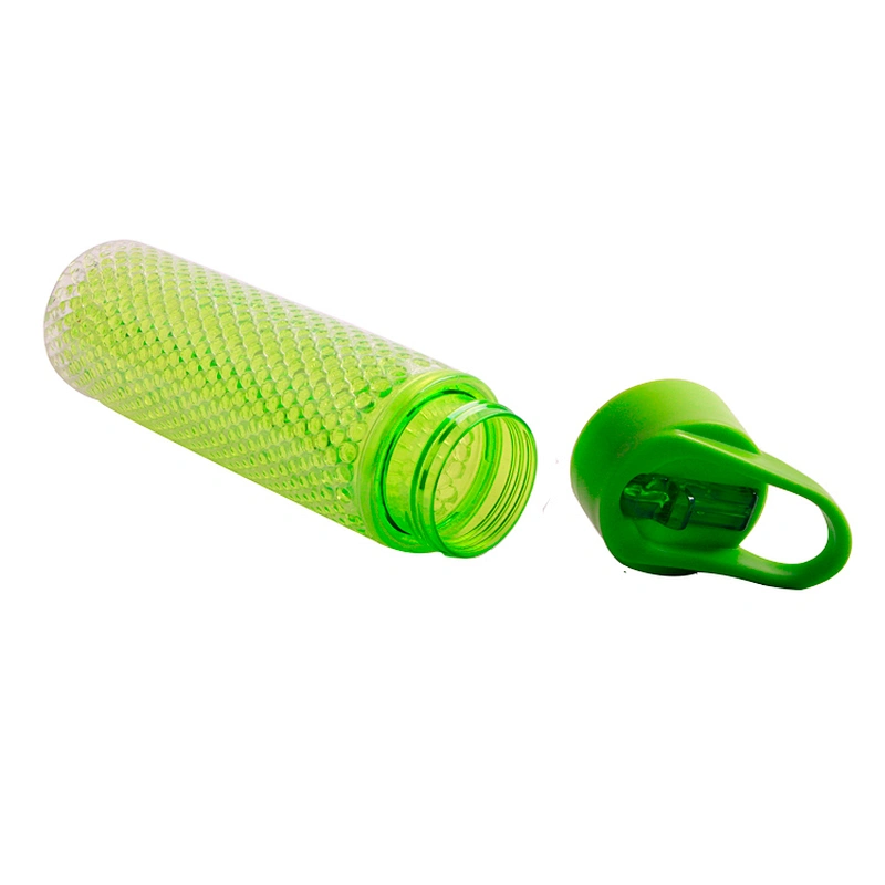 550ml Double Wall Ice cooling Tritan Plastic Water Bottle with Flip lid