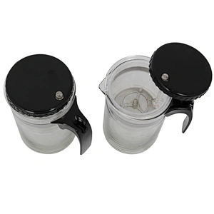 China Suppliers High Quality Glass French Press Coffee Maker Milk Plunger Glass Tea Pot