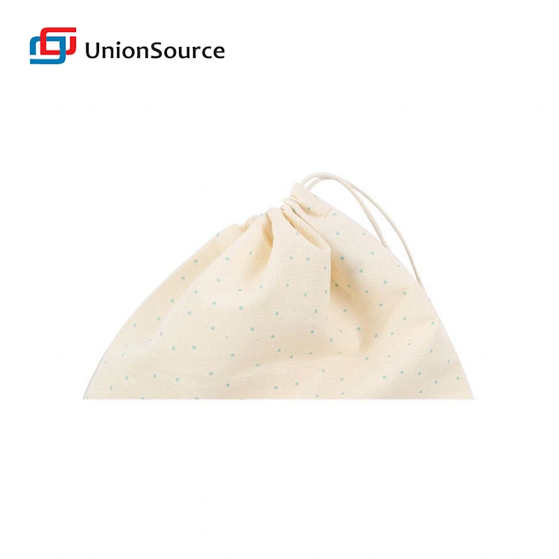 Kitchen accessary tool gadgets cotton cloth drawstring reusable sandwich storage packaging bag