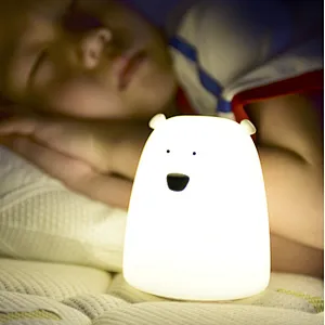 Union Source Mini Kid Baby Outlet Portable  Small  Child Bedroom Usb Rechargeable LED carton shape Night Light