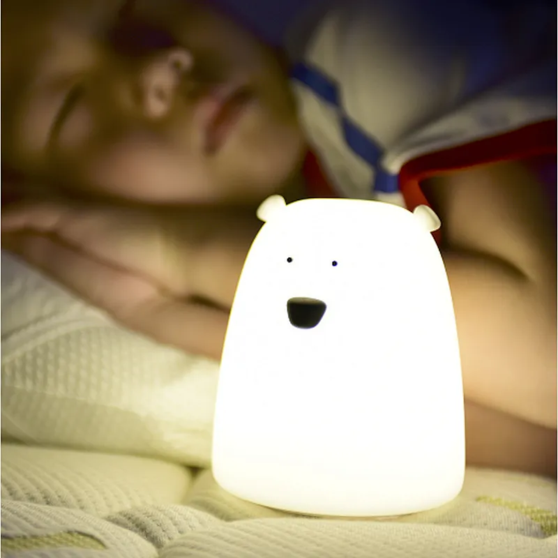 Union Source Mini Kid Baby Outlet Portable  Small  Child Bedroom Usb Rechargeable LED carton shape Night Light