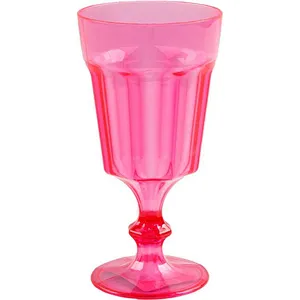 PS Durable Wine Reusable Hard Plastic Drinking Cup For Party Wedding House For Russia Market