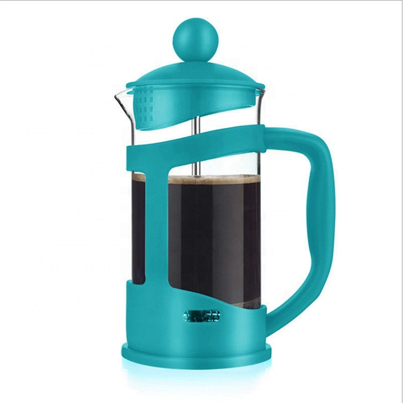 wholesale portable 1L 350ml glass tea coffee french press mug coffee maker