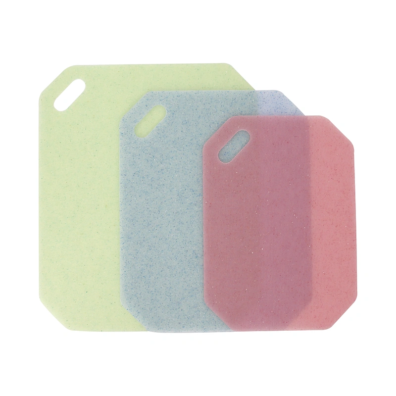 Wholesale Plastic Chopping Customized Lightweight kitchen accessories wheat straw flexible cutting Board set 3 pcs