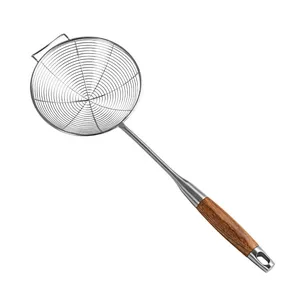 Union Source Stainless Steel Food Grade Mesh Strainer For Fried Chicken With Handle