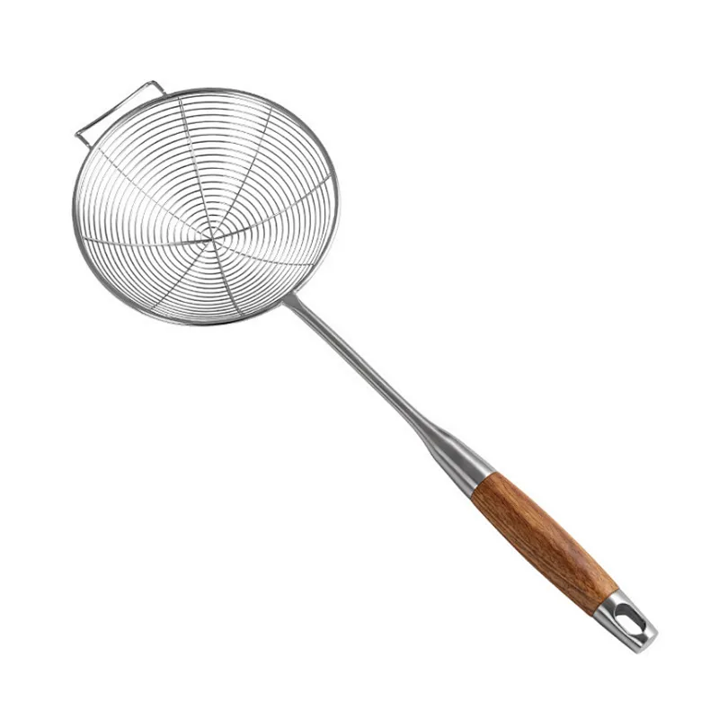 Union Source Stainless Steel Food Grade Mesh Strainer For Fried Chicken With Handle