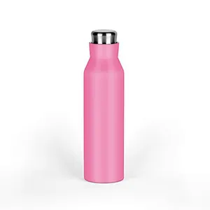 500ml  portable pink leak proof food grade stainless steel Vacuum bottle for outdoor